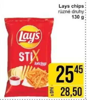 Jip Lays chips 130 g nabídka