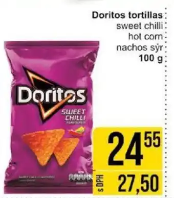 Jip Doritos tortillas nabídka