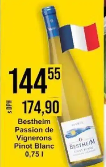 Jip Bestheim Passion de Vignerons Pinot Blanc nabídka