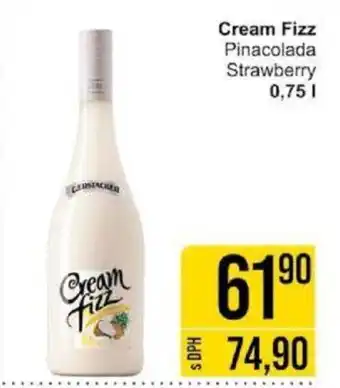 Jip Cream Fizz nabídka