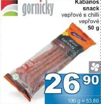 Jip Kabanos snack nabídka