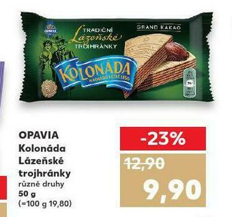 Kaufland Opavia kolonáda lázeňské trojhránky nabídka