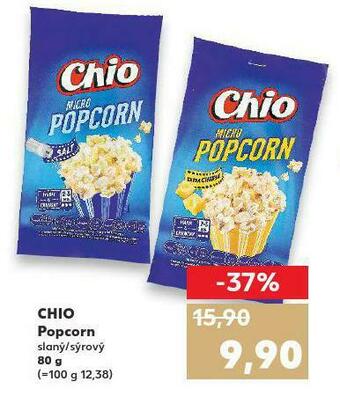 Kaufland Chio popcorn nabídka