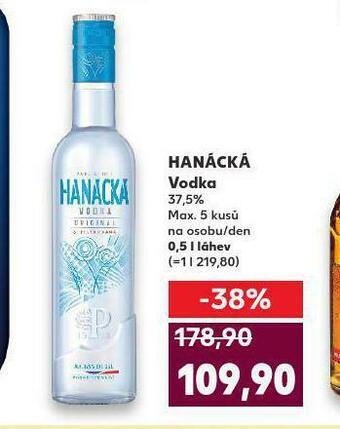 Kaufland Hanácká vodka nabídka