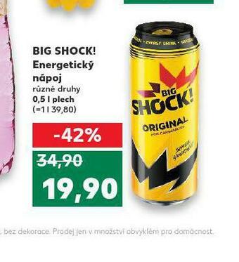 Kaufland Big shock energy drink nabídka