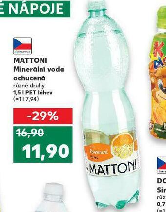 Kaufland Mattoni ochucená nabídka
