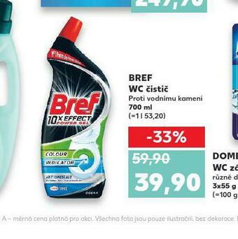 Kaufland Bref wc čistič nabídka
