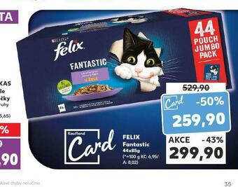 Kaufland Felix fantastic kapsičky pro kočky nabídka