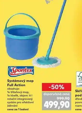 Kaufland Systémový mop full action nabídka