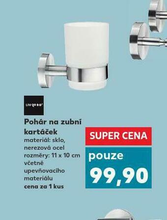 Kaufland Pohár na zubní kartáček nabídka