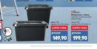 Kaufland Úložný box s víkem nabídka