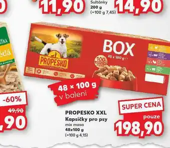 Kaufland Propesko xl kapsičky pro psy nabídka