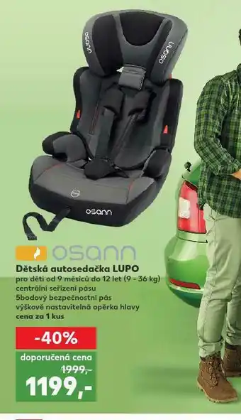 Dětská autosedačka lupo