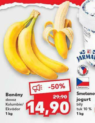 Kaufland Banány nabídka