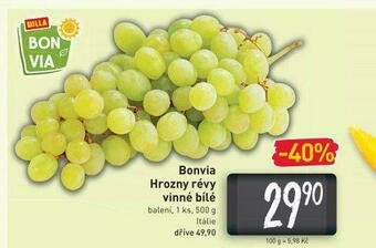 Billa Hrozny révy vinné bílé nabídka
