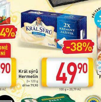 Billa Král sýrů hermelín nabídka