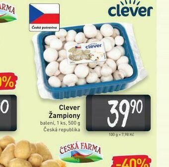 Billa Žampiony nabídka