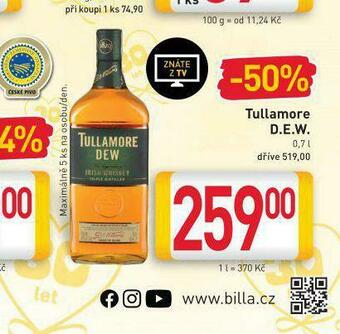 Billa Tullamore dew nabídka
