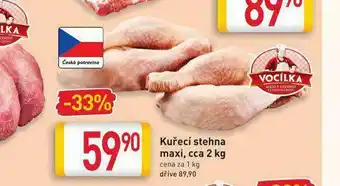 Billa Kuřecí steha maxi nabídka