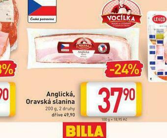 Billa Oravská slanina nabídka