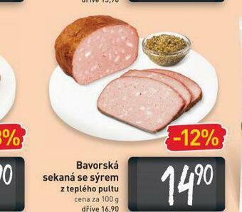 Billa Bavorská sekaná se sýrem nabídka