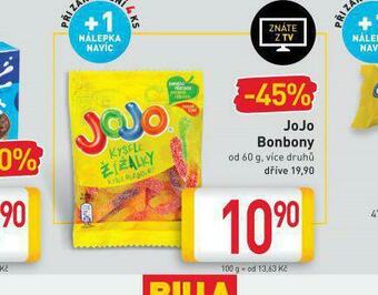 Billa Jojo bonbony nabídka