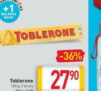 Billa Toblerone nabídka