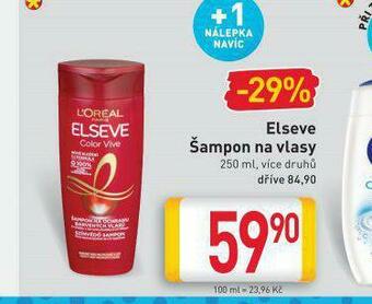 Billa Loreal elseve šampon nabídka