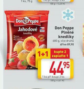 Billa Don peppe plněné knedlíky nabídka