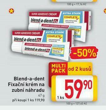Billa Blend a dent fixační krém nabídka