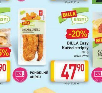 Billa Billa easy kuřecí stripsy nabídka