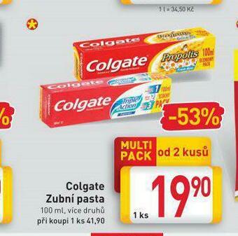Billa Colgate zubní pasta nabídka