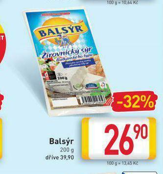 Billa Balsýr nabídka