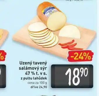 Billa Uzený tavený salámový sýr 47% nabídka