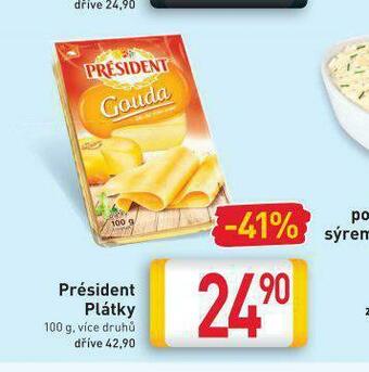 Billa Président plátky nabídka