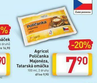 Billa Agricol poličanka, majonéza nabídka