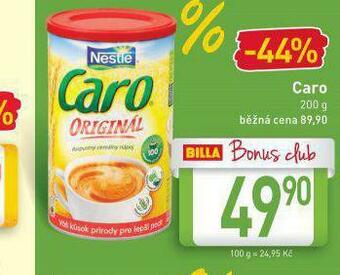 Billa Caro nestlé nabídka