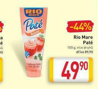 Billa Rio mare paté nabídka