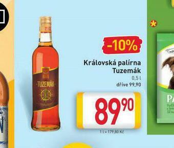 Billa Královská palírna tuzemák nabídka