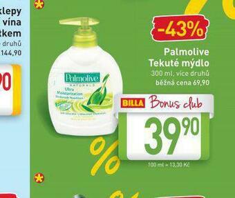 Billa Palmolive tekuté mýdlo nabídka