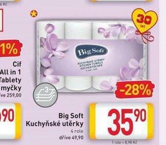Billa Big soft kuchyňské utěrky nabídka