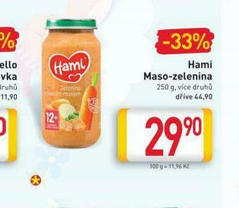 Billa Hami maso-zelenina nabídka