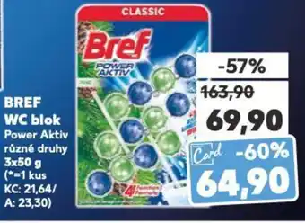 Kaufland BREF WC blok nabídka
