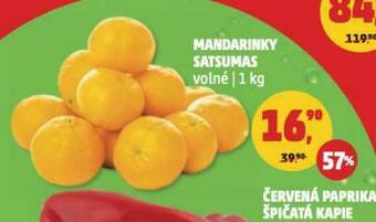 Penny Market Mandarinky nabídka