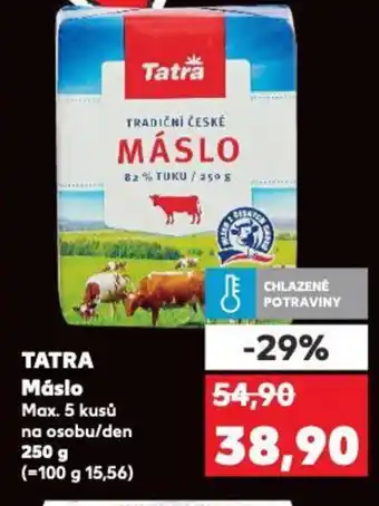 Kaufland TATRA Máslo nabídka