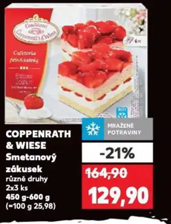 Kaufland COPPENRATH & WIESE Smetanový zákusek nabídka