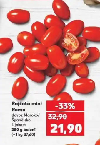 Kaufland Rajčata mini Roma nabídka