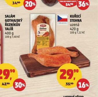 Penny Market Kuřecí stehna uzená nabídka