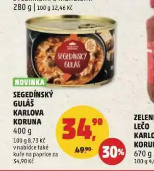 Penny Market Segedínský guláš karlova koruna nabídka
