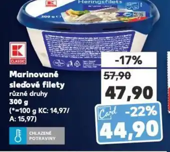 Kaufland Marinované sledové filety nabídka